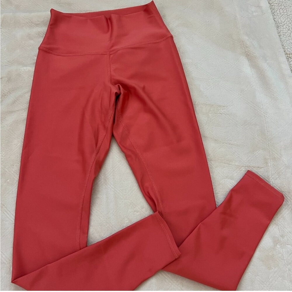 Alo Leggings Size S - coral pink color